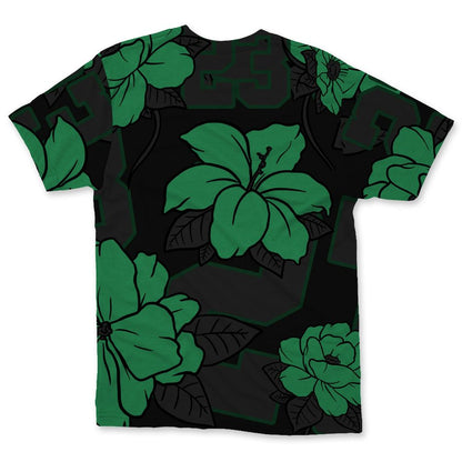 Spizike-Pine-Green-Black-Anthracite-NastyJamz-T-Shirt-Match-23-Floral-All-Over-Print-Flower