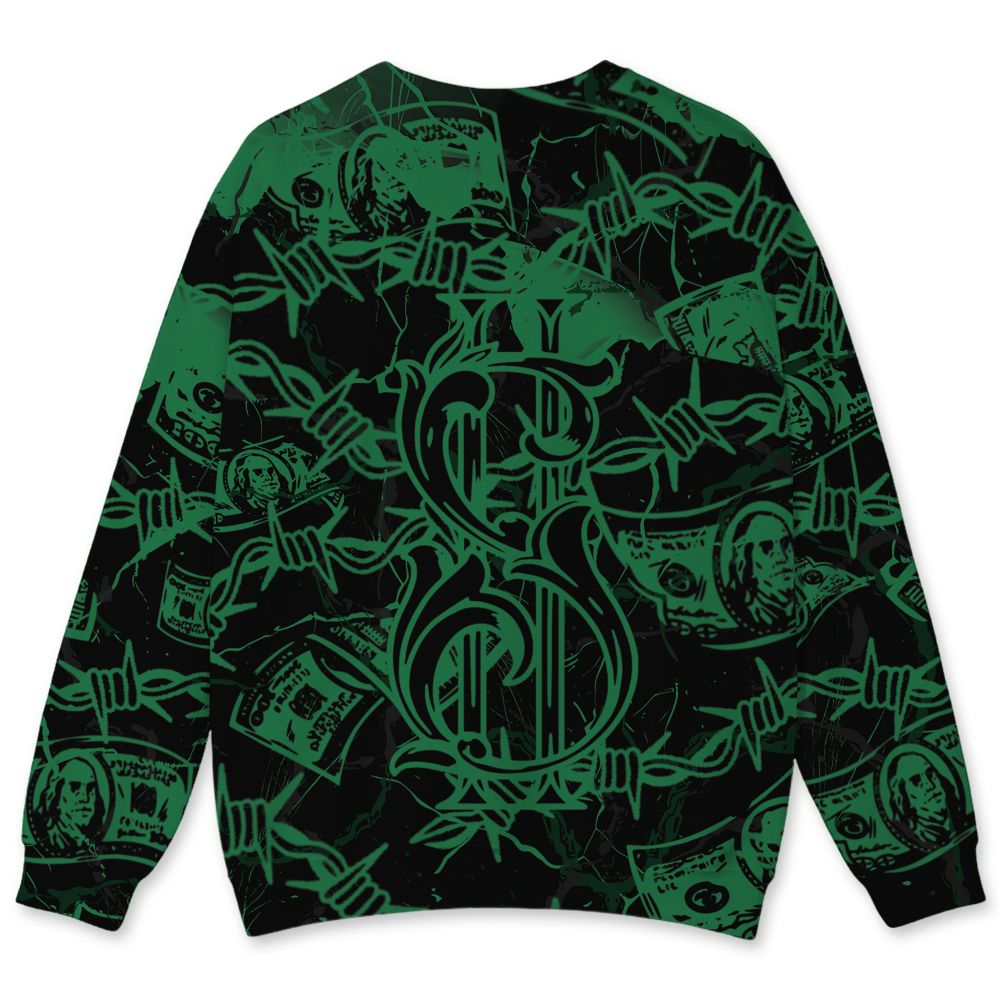 Spizike-Pine-Green-Black-Anthracite-NastyJamz-Sweatshirt-Match-Tough-People-Never-Fall-All-Over-Print