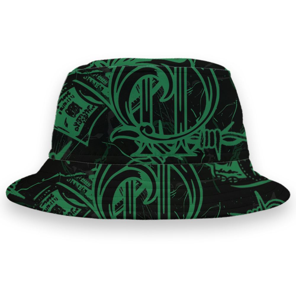 Spizike-Pine-Green-Black-Anthracite-NastyJamz-Bucket-Hat-Match-Tough-People-Never-Fall-3D-All-Over-Print