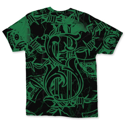 Spizike-Pine-Green-Black-Anthracite-NastyJamz-T-Shirt-Match-Tough-People-Never-Fall-All-Over-Print