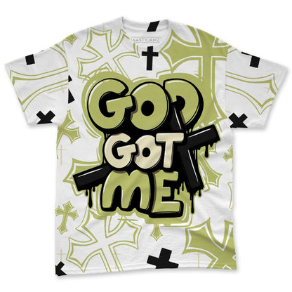 Luminous-Green-5s-NastyJamz-T-Shirt-Match-God-Got-Me-All-Over-Print