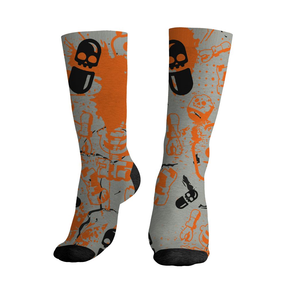 AM-95-OG-Bright-Mandarin-NastyJamz-Socks-Match-Glowing-Heart-Inside-All-Over-Print