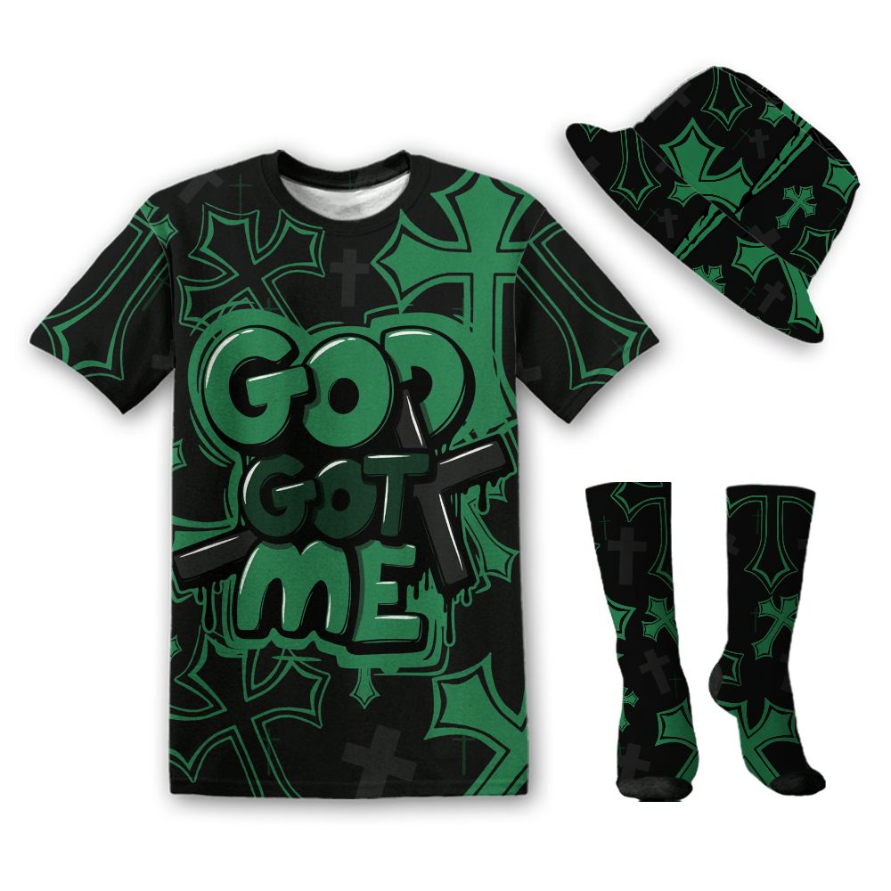 Spizike-Pine-Green-Black-Anthracite-NastyJamz-Drip-Set-Match-God-Got-Me-3D-All-Over-Print