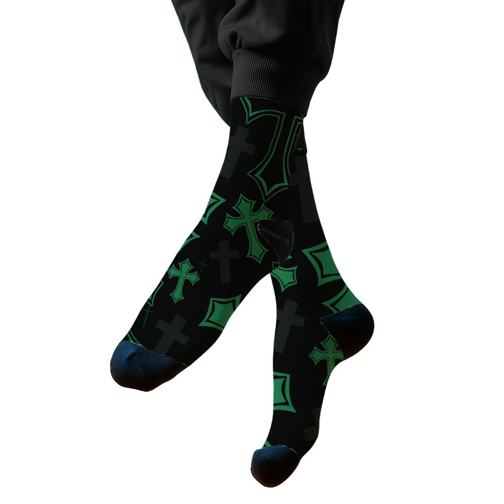 Spizike-Pine-Green-Black-Anthracite-NastyJamz-Drip-Set-Match-God-Got-Me-3D-All-Over-Print