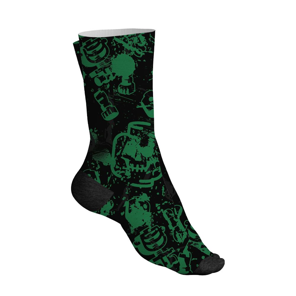 Spizike-Pine-Green-Black-Anthracite-NastyJamz-Socks-Match-Glowing-Heart-Inside-All-Over-Print