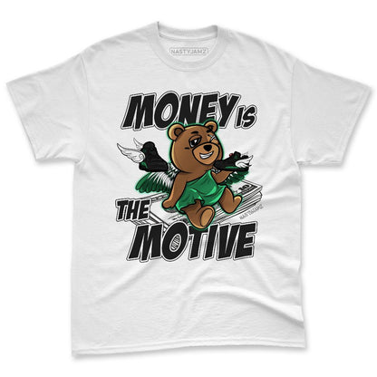 Spizike-Pine-Green-Black-Anthracite-NastyJamz-Premium-T-Shirt-Match-Money-Motive-Angel