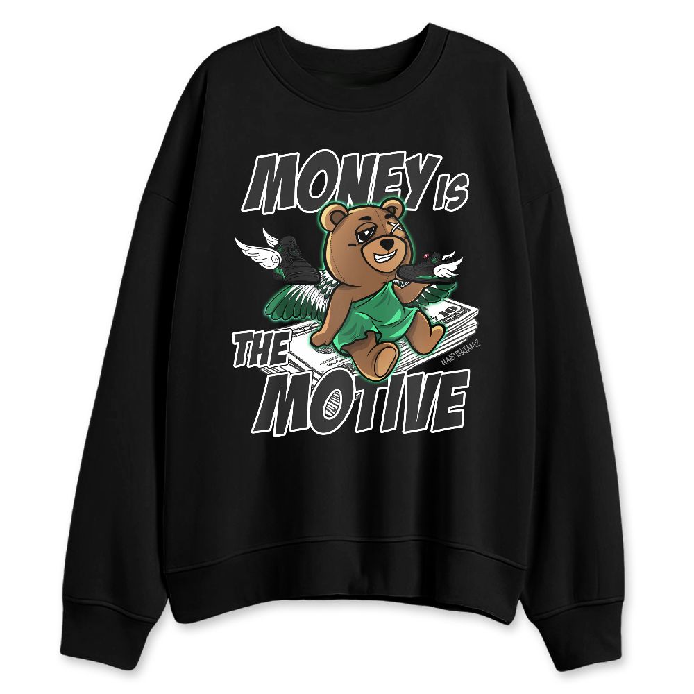 Spizike-Pine-Green-Black-Anthracite-NastyJamz-Sweatshirt-Match-Money-Motive-Angel