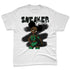 Spizike-Pine-Green-Black-Anthracite-NastyJamz-Premium-T-Shirt-Match-Black-Sneaker-Girl