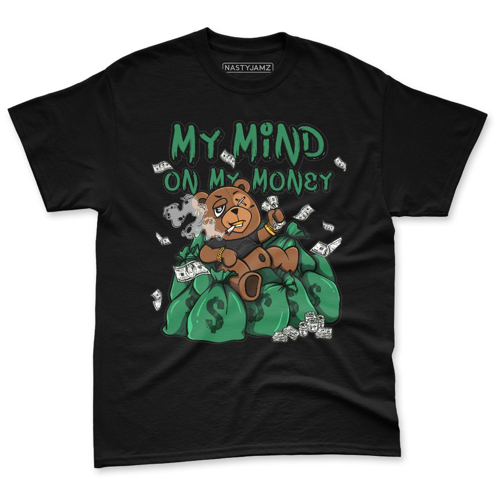 Spizike-Pine-Green-Black-Anthracite-NastyJamz-Premium-T-Shirt-Match-My-Mind-On-My-Money-Ber