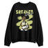 Luminous-Green-5s-NastyJamz-Sweatshirt-Match-Black-Sneaker-Girl