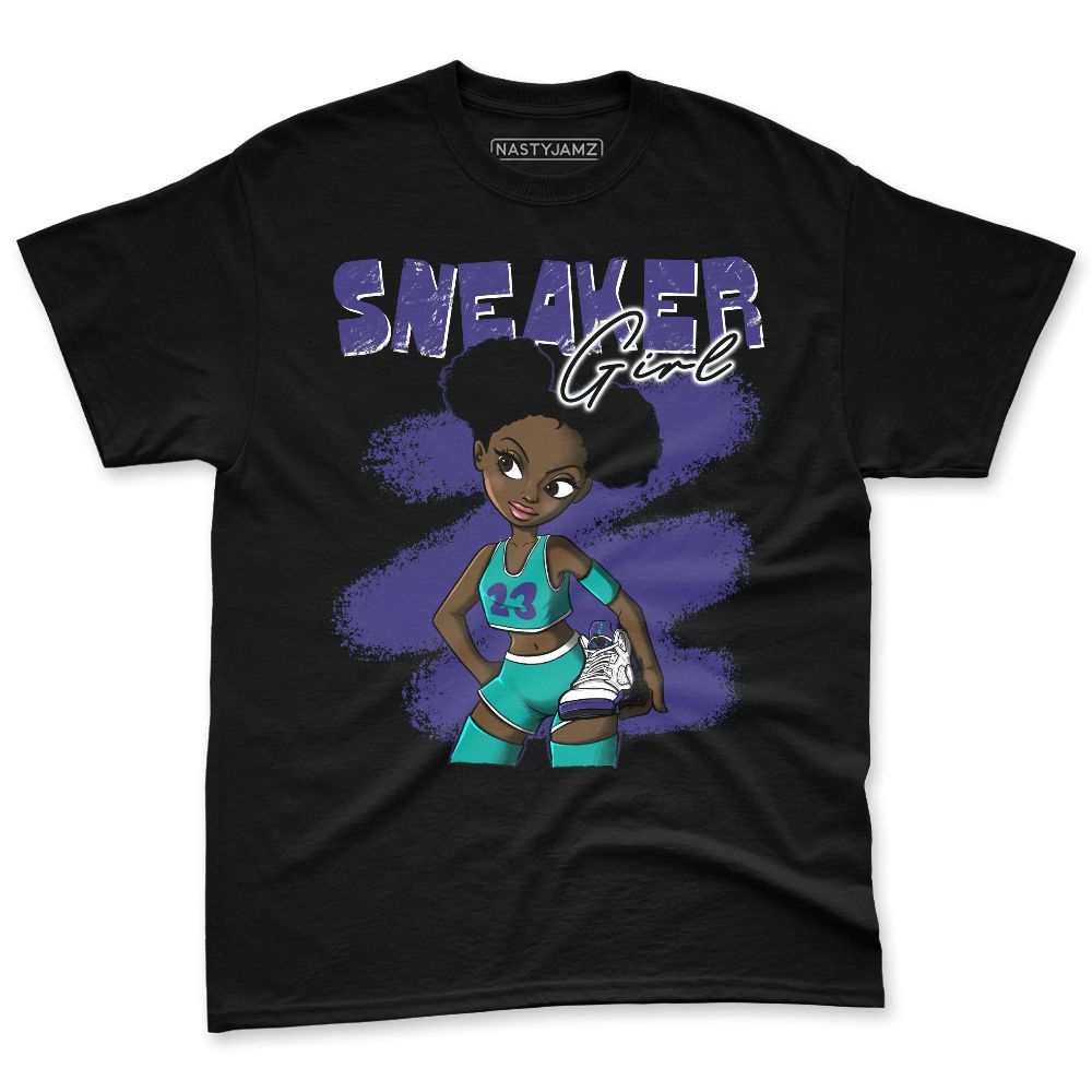 Grape-5s-NastyJamz-Premium-T-Shirt-Match-Black-Sneaker-Girl