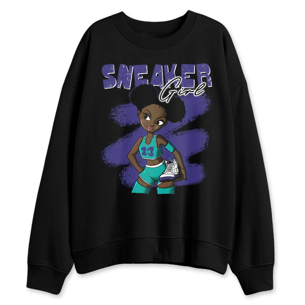 Grape-5s-NastyJamz-Sweatshirt-Match-Black-Sneaker-Girl