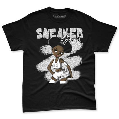 Pure-Money-3s-NastyJamz-Premium-T-Shirt-Match-Black-Sneaker-Girl