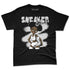 Pure-Money-3s-NastyJamz-Premium-T-Shirt-Match-Black-Sneaker-Girl