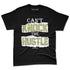 Luminous-Green-5s-NastyJamz-Premium-T-Shirt-Match-Respect-The-Hustle-Minimal