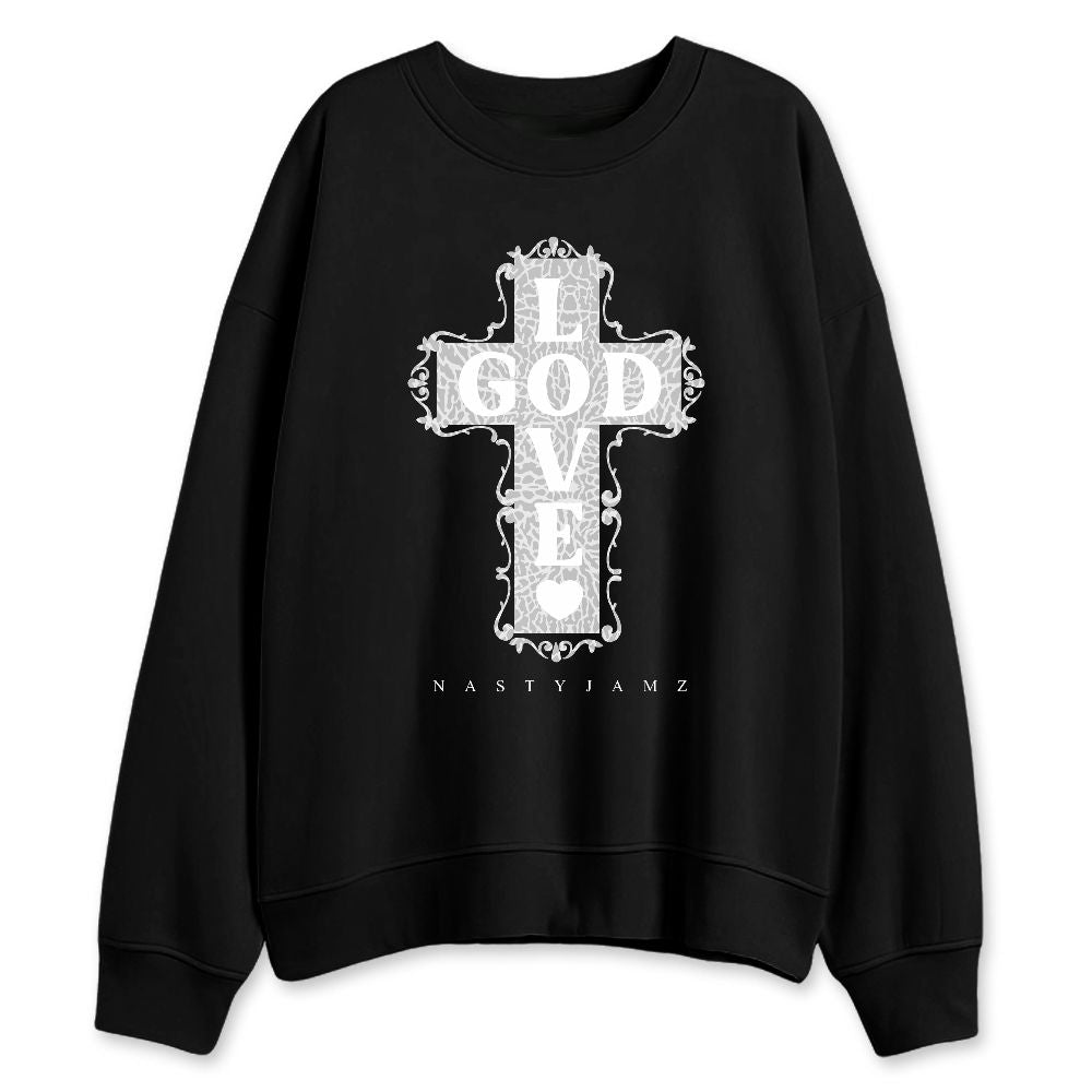 Pure-Money-3s-NastyJamz-Sweatshirt-Match-God-Love