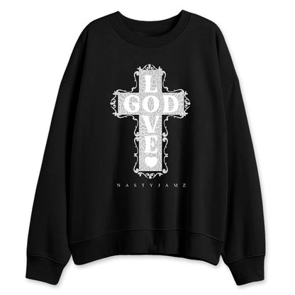 Pure-Money-3s-NastyJamz-Sweatshirt-Match-God-Love