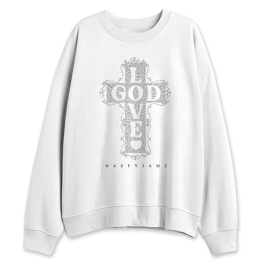 Pure-Money-3s-NastyJamz-Sweatshirt-Match-God-Love