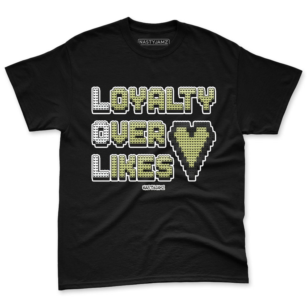 Luminous-Green-5s-NastyJamz-Premium-T-Shirt-Match-Loyalty-Over-Likes