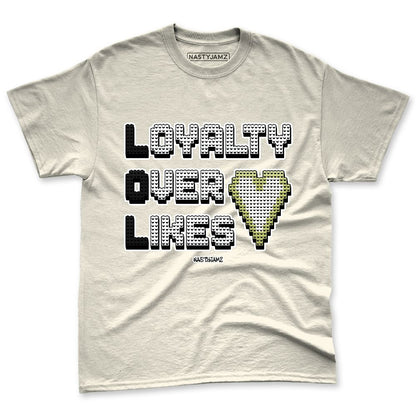 Luminous-Green-5s-NastyJamz-Premium-T-Shirt-Match-Loyalty-Over-Likes