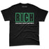 Spizike-Pine-Green-Black-Anthracite-NastyJamz-Premium-T-Shirt-Match-Rich-Realizing