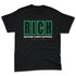 Spizike-Pine-Green-Black-Anthracite-NastyJamz-Premium-T-Shirt-Match-Rich-Realizing