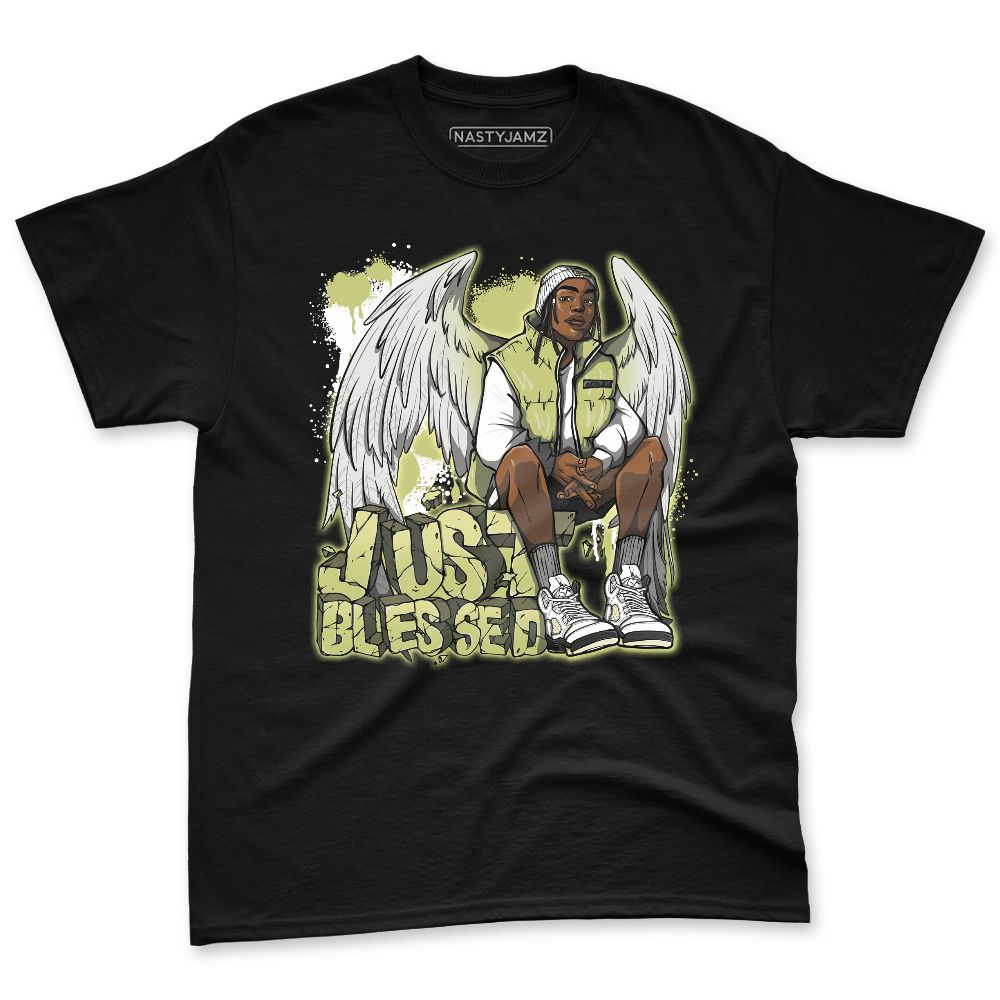 Luminous-Green-5s-NastyJamz-Premium-T-Shirt-Match-Just-Blessed