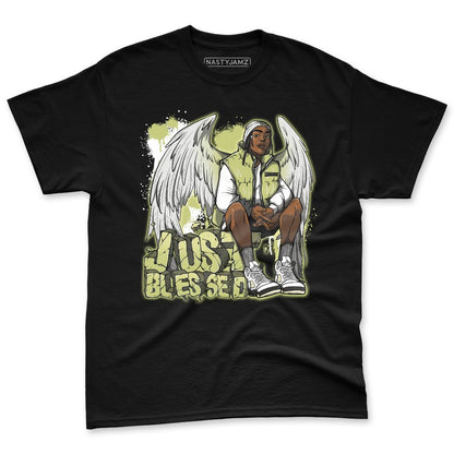 Luminous-Green-5s-NastyJamz-Premium-T-Shirt-Match-Just-Blessed