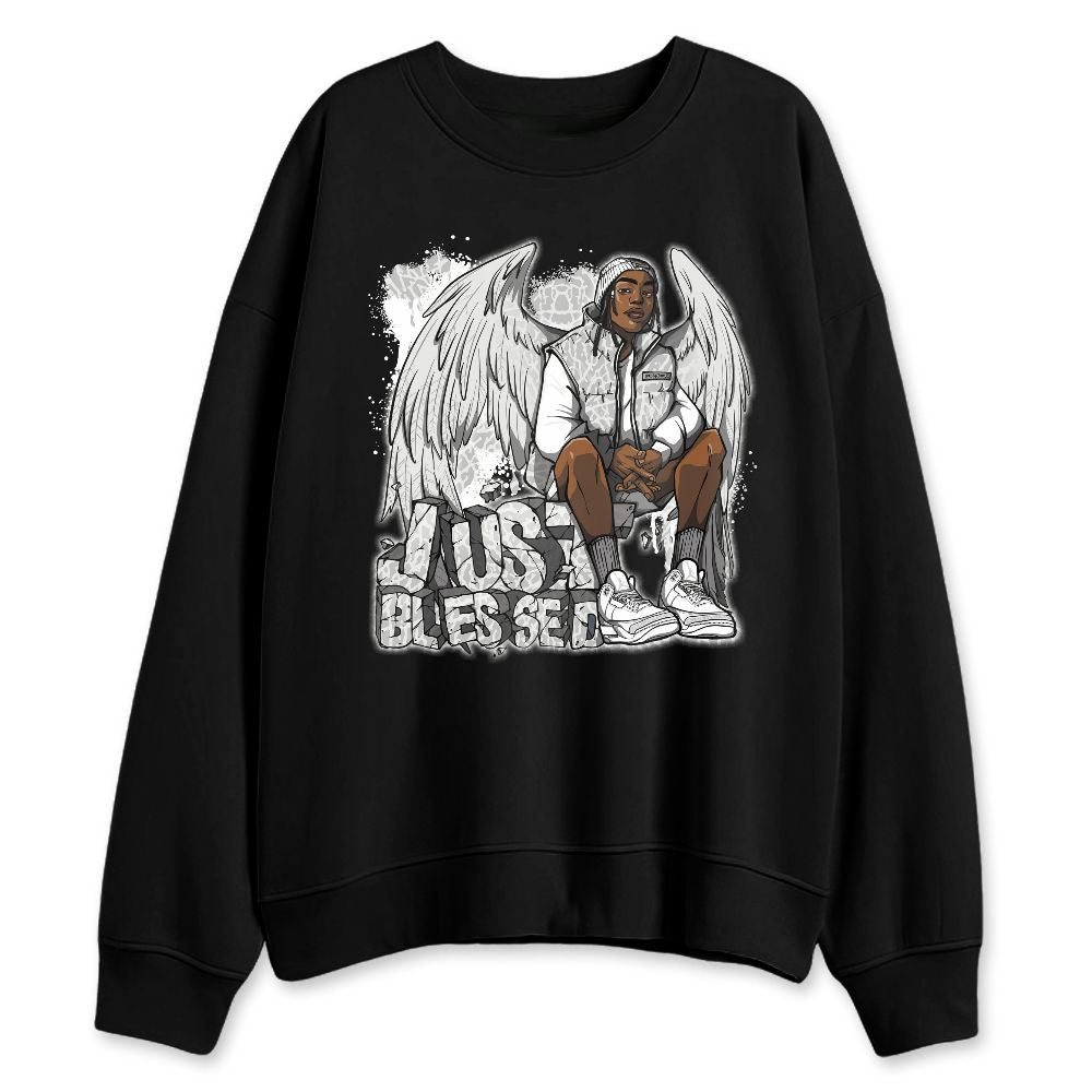 Pure-Money-3s-NastyJamz-Sweatshirt-Match-Just-Blessed