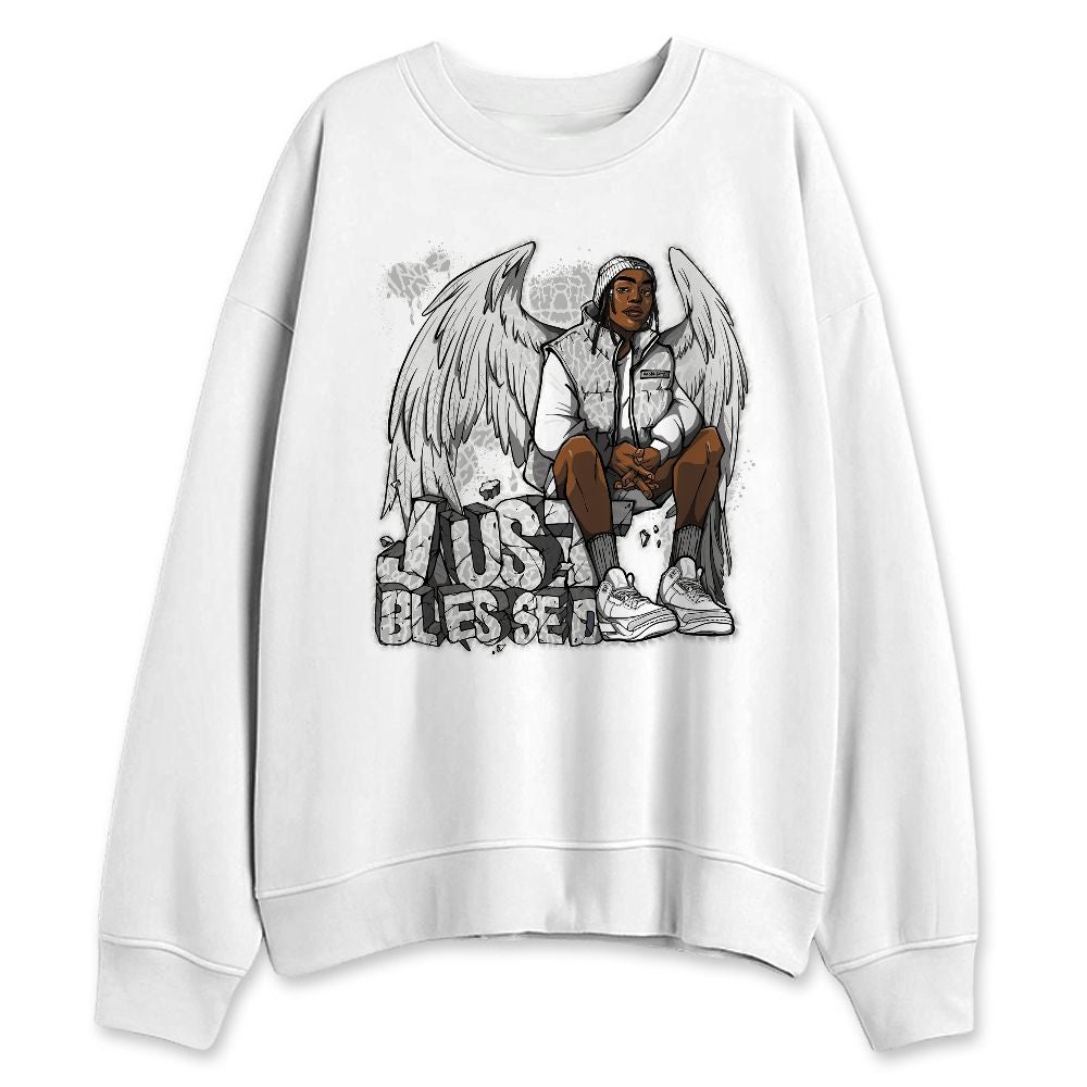 Pure-Money-3s-NastyJamz-Sweatshirt-Match-Just-Blessed