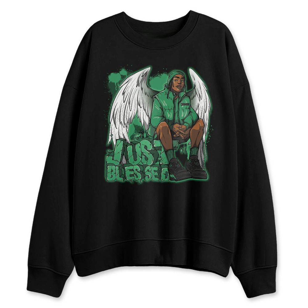 Spizike-Pine-Green-Black-Anthracite-NastyJamz-Sweatshirt-Match-Just-Blessed