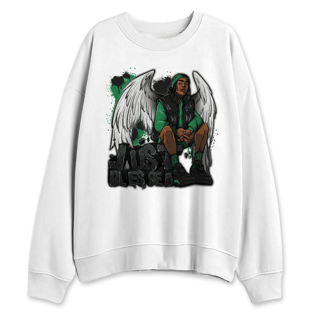Spizike-Pine-Green-Black-Anthracite-NastyJamz-Sweatshirt-Match-Just-Blessed