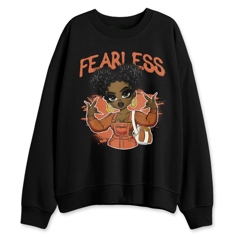 AM-Waffle-Racer-Orange-NastyJamz-Sweatshirt-Match-Fearless-Melanin-Personalized