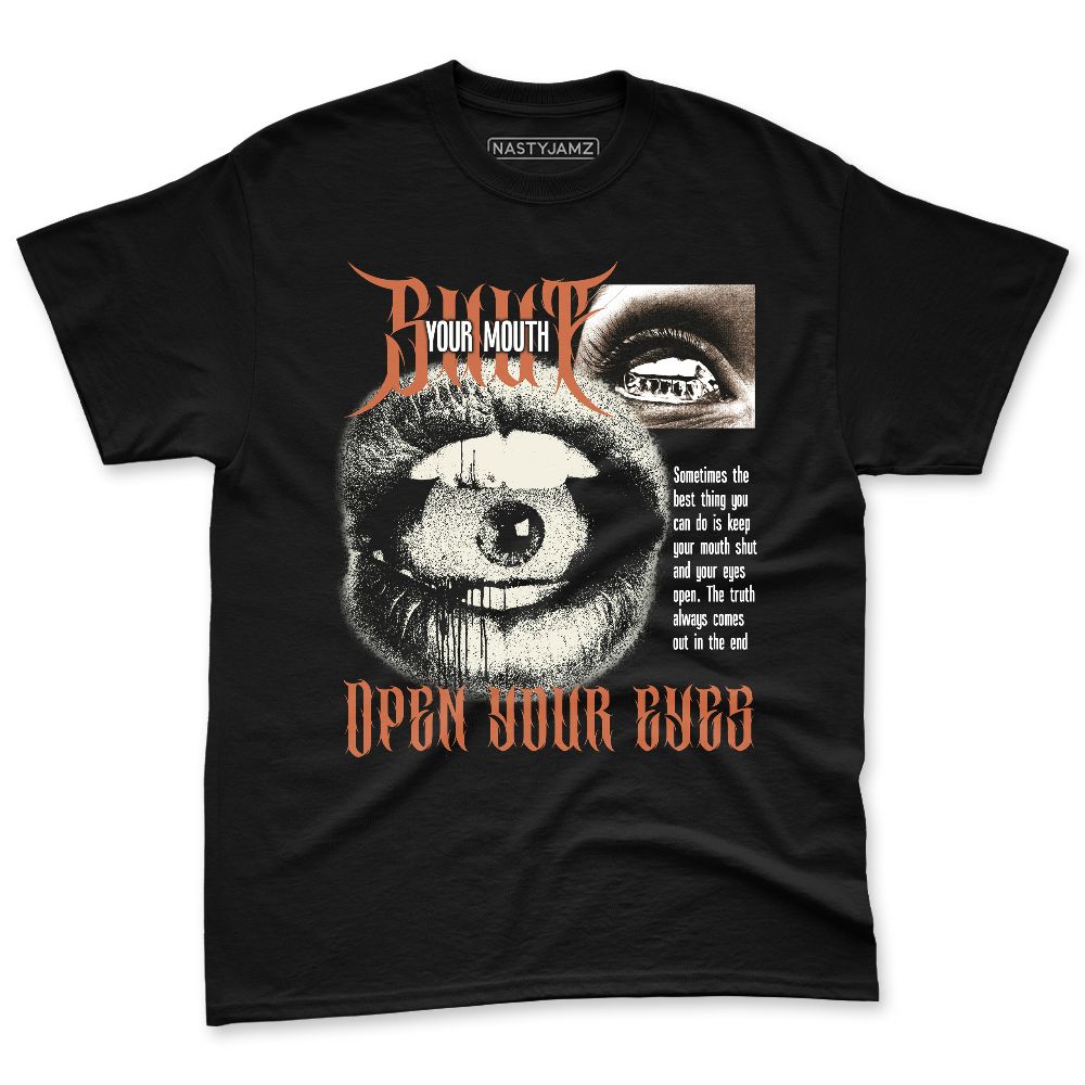 AM-Waffle-Racer-Orange-NastyJamz-Premium-T-Shirt-Match-Shut-Your-Mouth