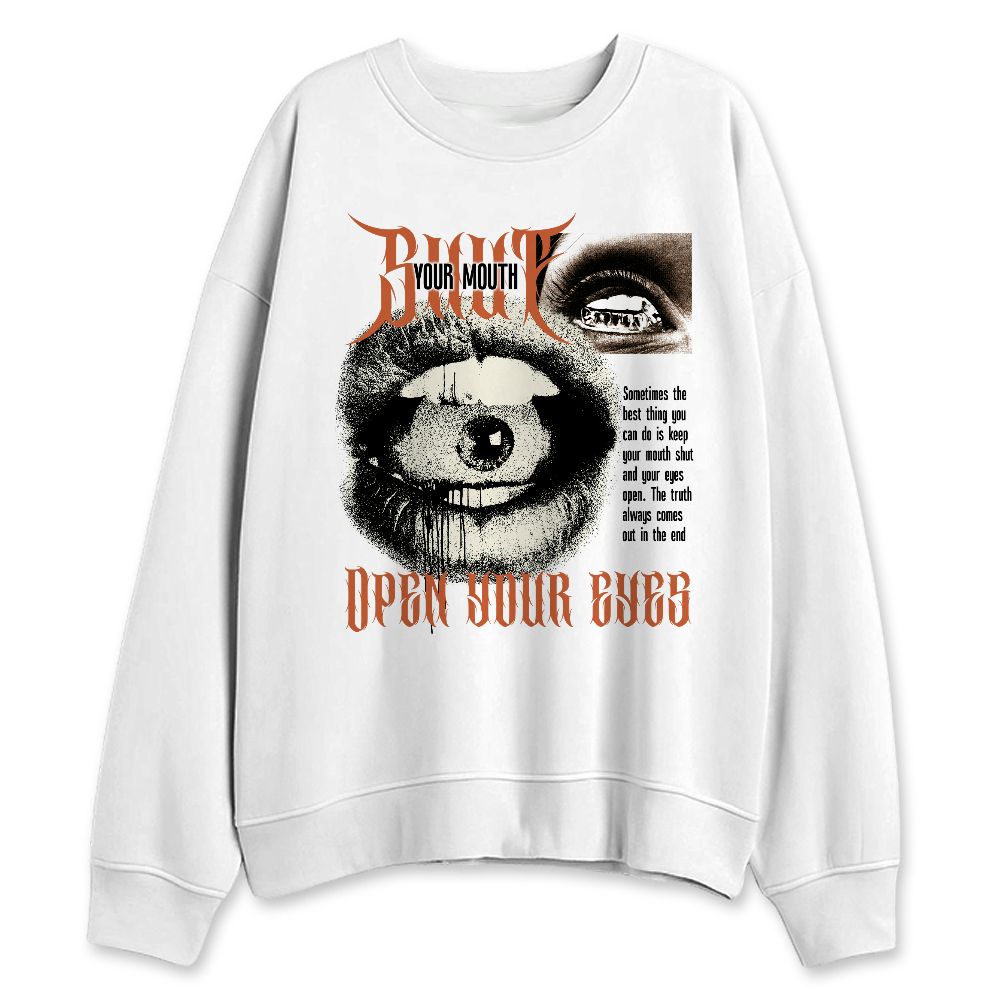 AM-Waffle-Racer-Orange-NastyJamz-Sweatshirt-Match-Shut-Your-Mouth