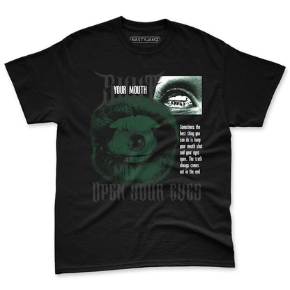 Spizike-Pine-Green-Black-Anthracite-NastyJamz-Premium-T-Shirt-Match-Shut-Your-Mouth