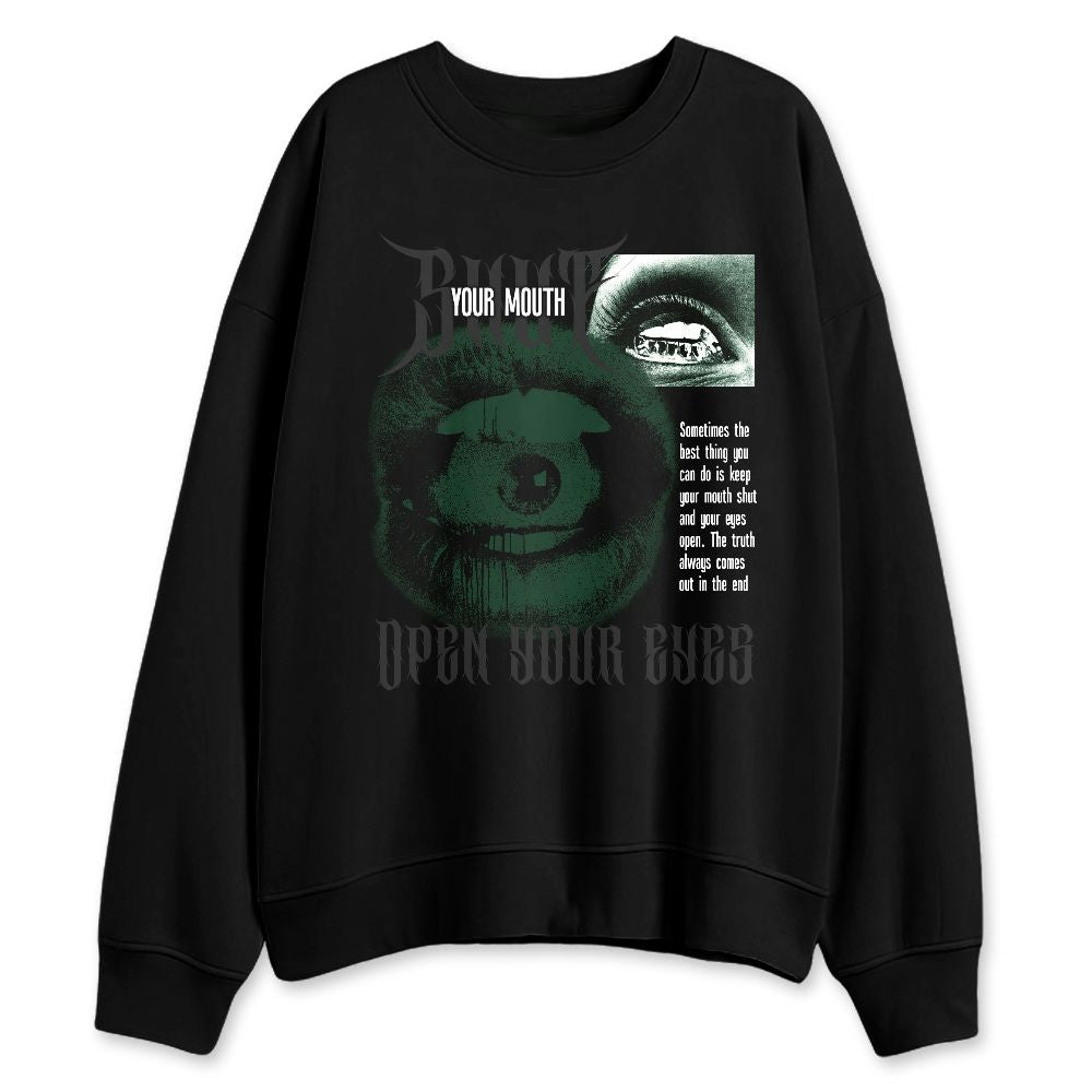 Spizike-Pine-Green-Black-Anthracite-NastyJamz-Sweatshirt-Match-Shut-Your-Mouth