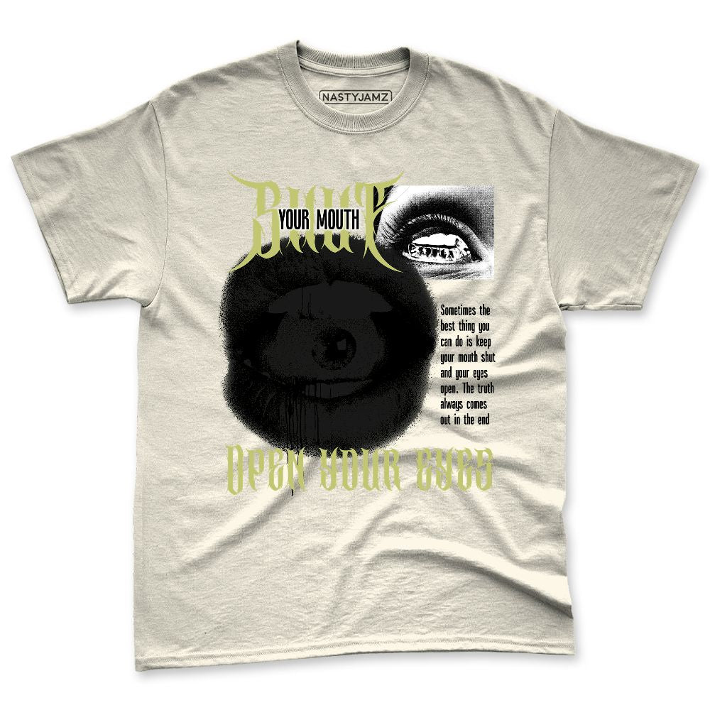 Luminous-Green-5s-NastyJamz-Premium-T-Shirt-Match-Shut-Your-Mouth