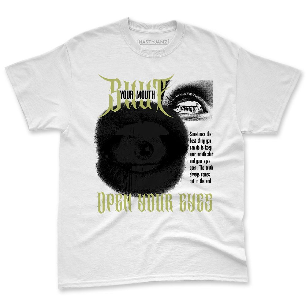 Luminous-Green-5s-NastyJamz-Premium-T-Shirt-Match-Shut-Your-Mouth