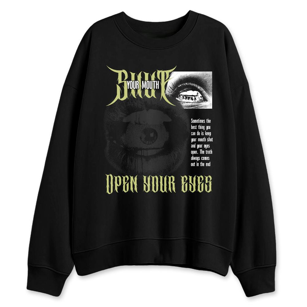 Luminous-Green-5s-NastyJamz-Sweatshirt-Match-Shut-Your-Mouth