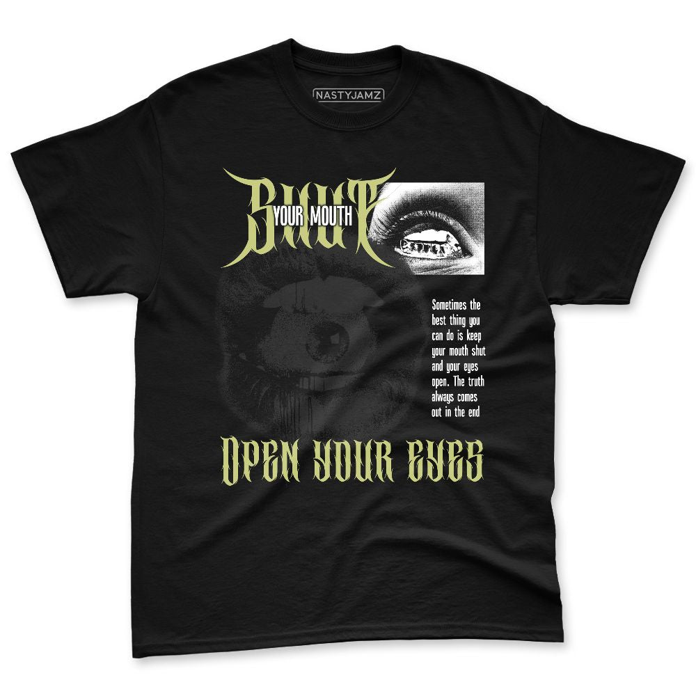 Luminous-Green-5s-NastyJamz-Premium-T-Shirt-Match-Shut-Your-Mouth