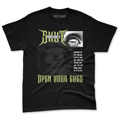 Luminous-Green-5s-NastyJamz-Premium-T-Shirt-Match-Shut-Your-Mouth