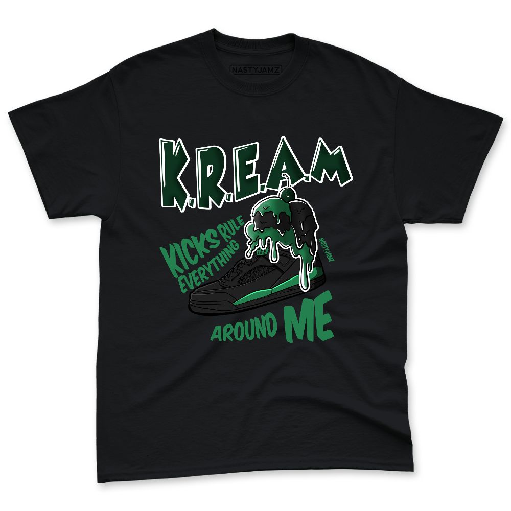 Spizike-Pine-Green-Black-Anthracite-NastyJamz-Premium-T-Shirt-Match-Kream-Sneaker