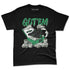 Spizike-Pine-Green-Black-Anthracite-NastyJamz-Premium-T-Shirt-Match-Dollar-Sneaker-Box