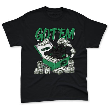 Spizike-Pine-Green-Black-Anthracite-NastyJamz-Premium-T-Shirt-Match-Dollar-Sneaker-Box