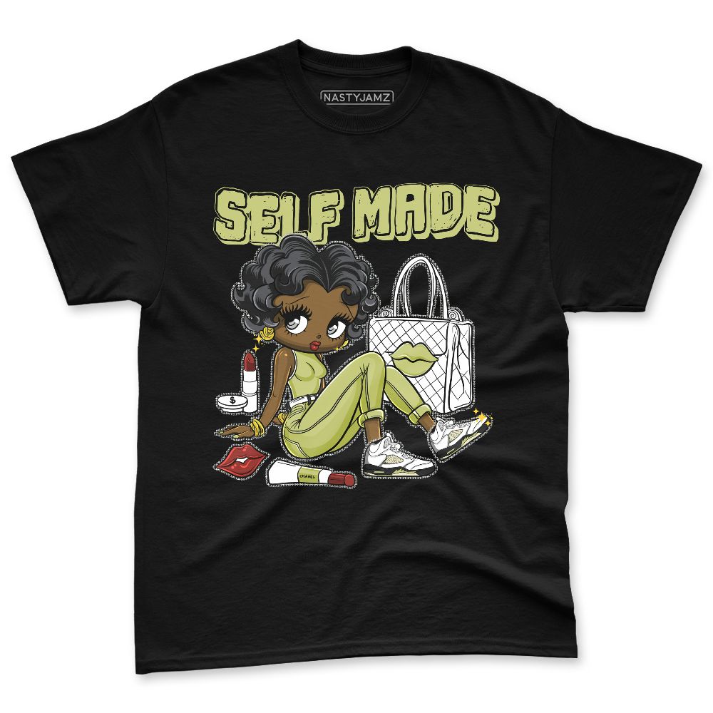 Luminous-Green-5s-NastyJamz-Premium-T-Shirt-Match-Sneaker-Girl-Selfmade