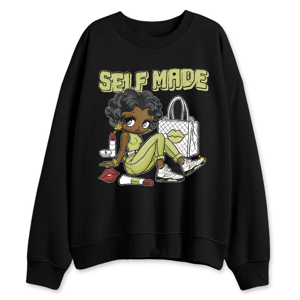 Luminous-Green-5s-NastyJamz-Sweatshirt-Match-Sneaker-Girl-Selfmade