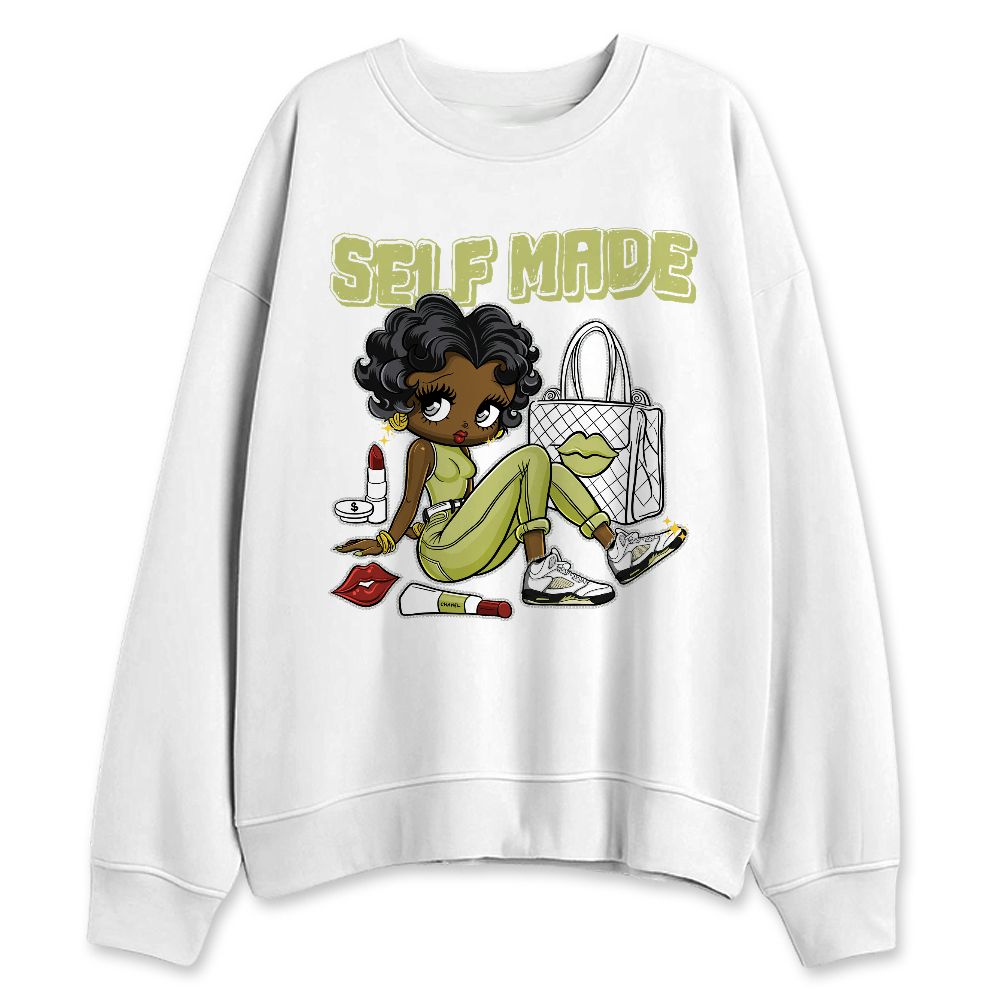 Luminous-Green-5s-NastyJamz-Sweatshirt-Match-Sneaker-Girl-Selfmade