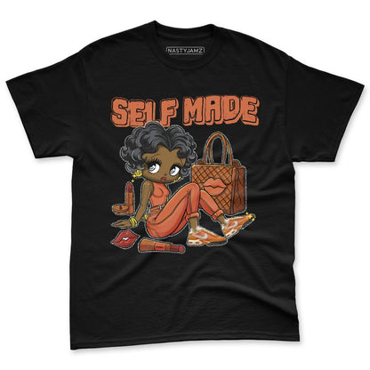 AM-Waffle-Racer-Orange-NastyJamz-Premium-T-Shirt-Match-Sneaker-Girl-Selfmade