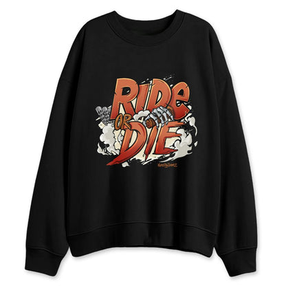 AM-Waffle-Racer-Orange-NastyJamz-Sweatshirt-Match-Ride-Or-Die